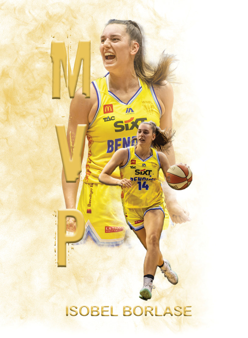 Isobel Borlase Signed MVP Card