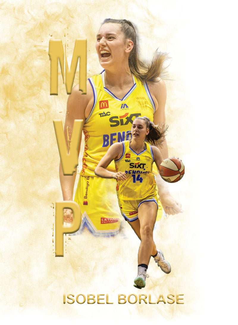 Isobel Borlase Signed MVP Card